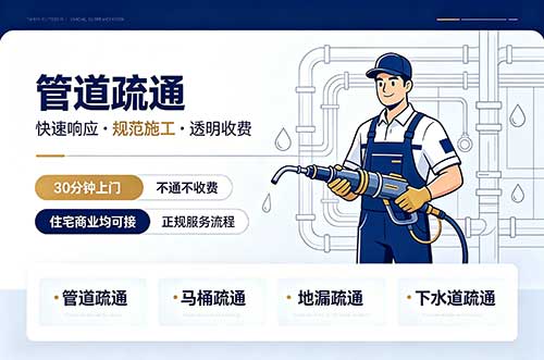 陆丰管道疏通